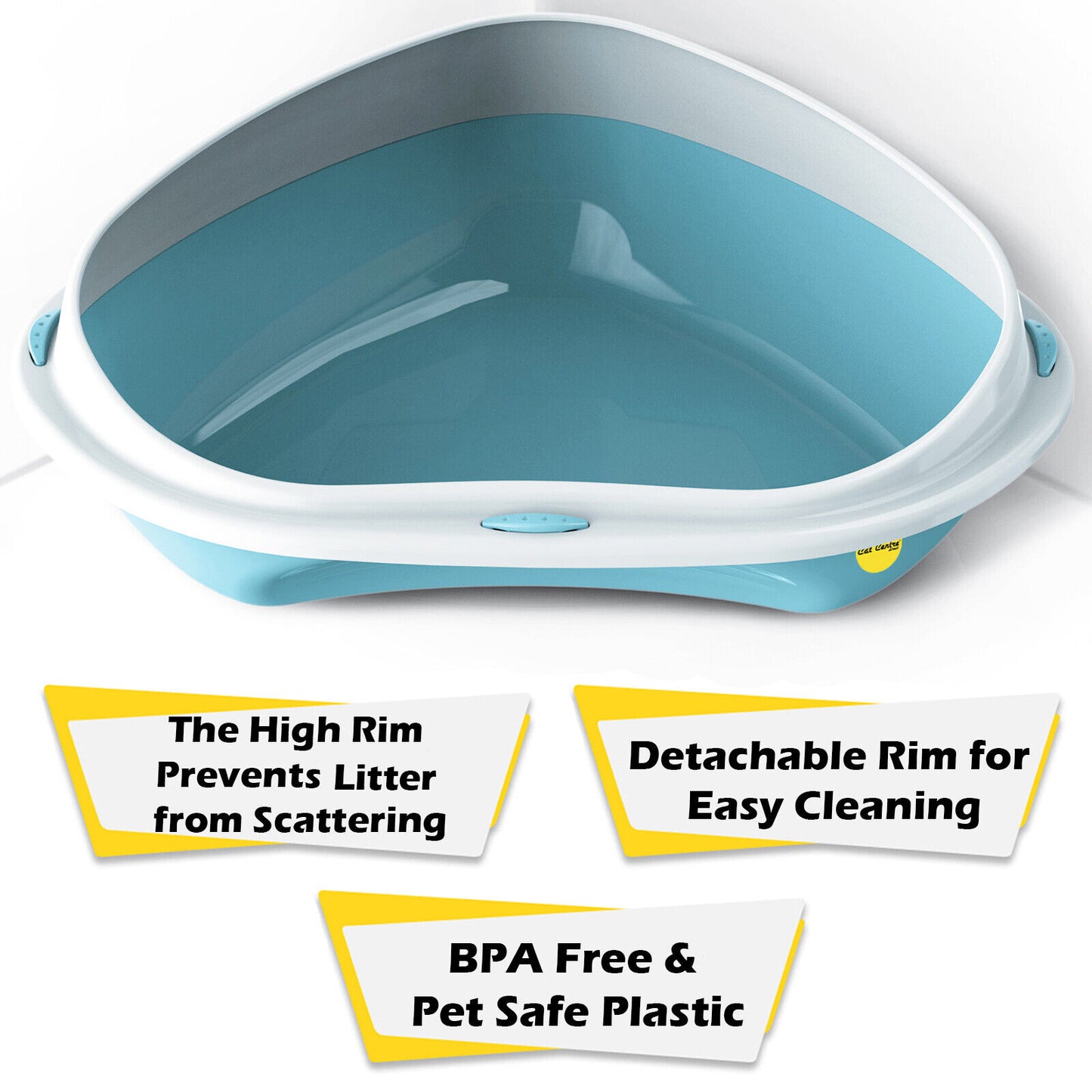 Cat Corner Litter Tray Large
