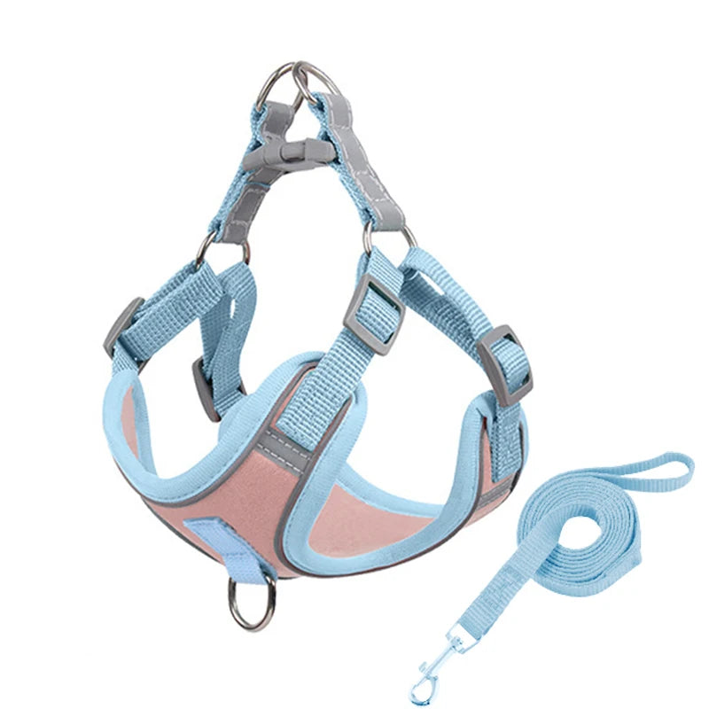 Green Paws Reflective Dog Harness