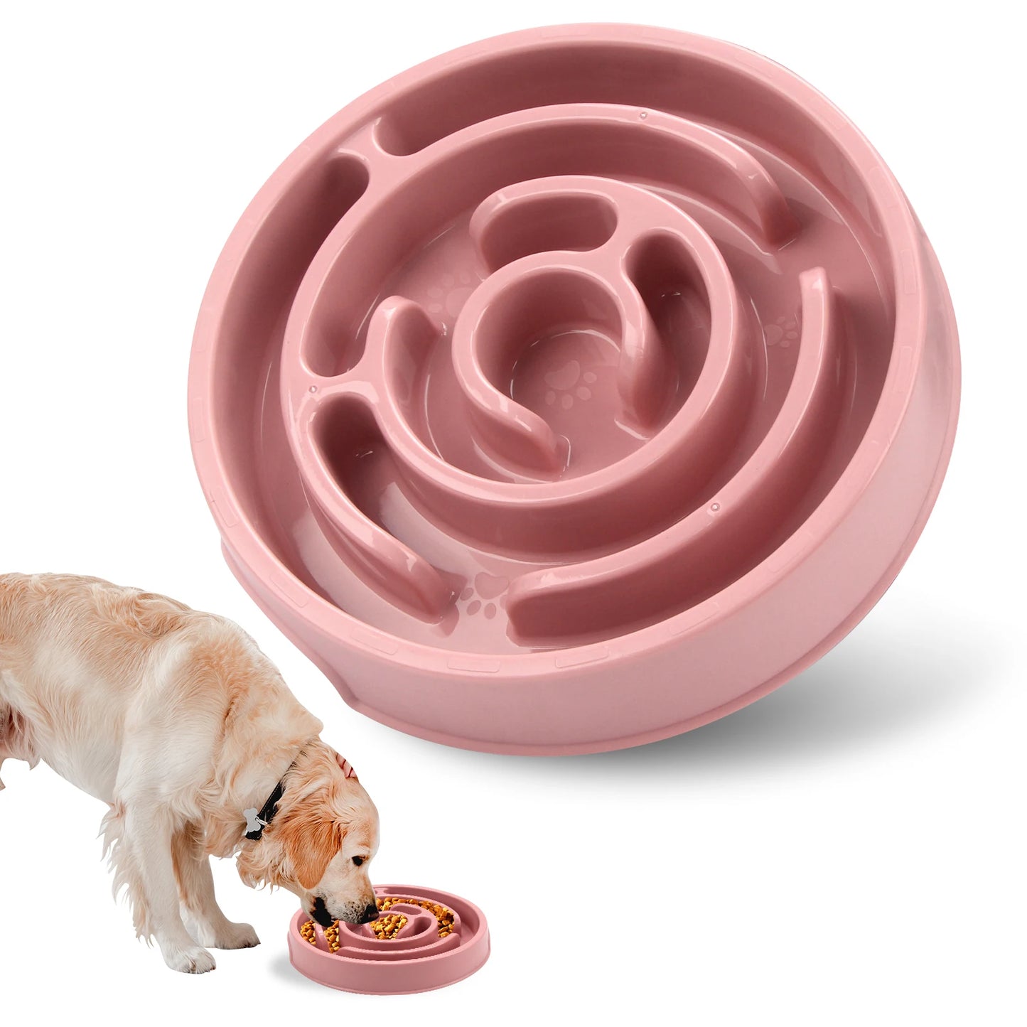 Elevate Your Pet's Mealtime with Our Fun Non-Slip Slow Feeder Bowl - Perfect for Small, Medium, and Large Dogs!