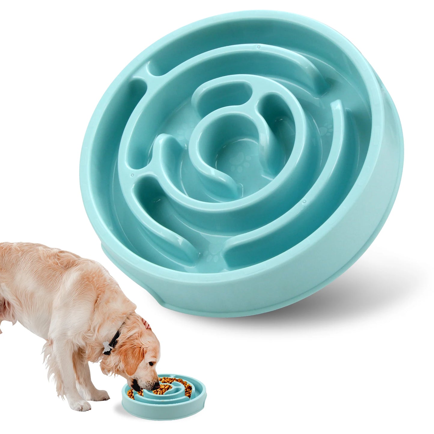 Elevate Your Pet's Mealtime with Our Fun Non-Slip Slow Feeder Bowl - Perfect for Small, Medium, and Large Dogs!