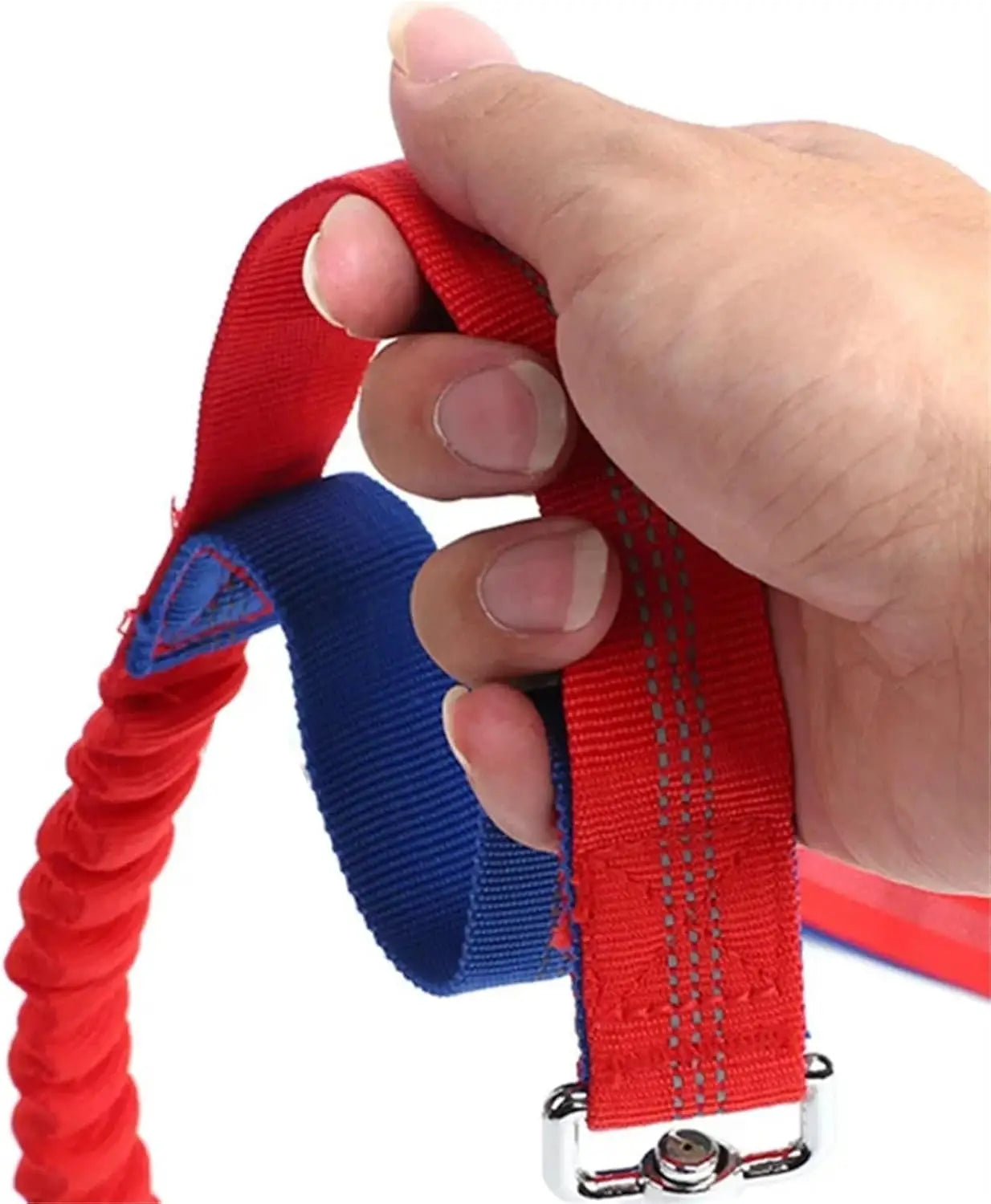 Ultimate Hands-Free Adjustable Dog Leash - Reflective Bungee Design for Active Adventures