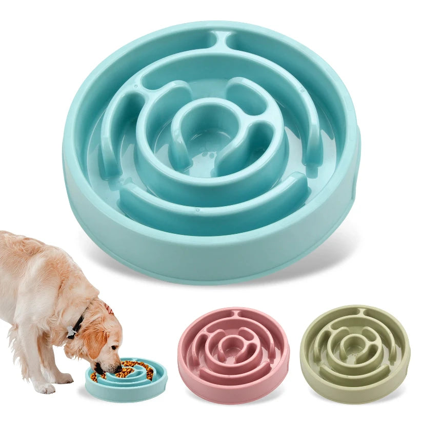 Elevate Your Pet's Mealtime with Our Fun Non-Slip Slow Feeder Bowl - Perfect for Small, Medium, and Large Dogs!