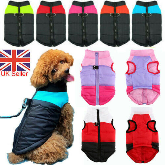 Waterproof Winter Vest for Dogs - Warm Outdoor Jacket for Puppies - UK
