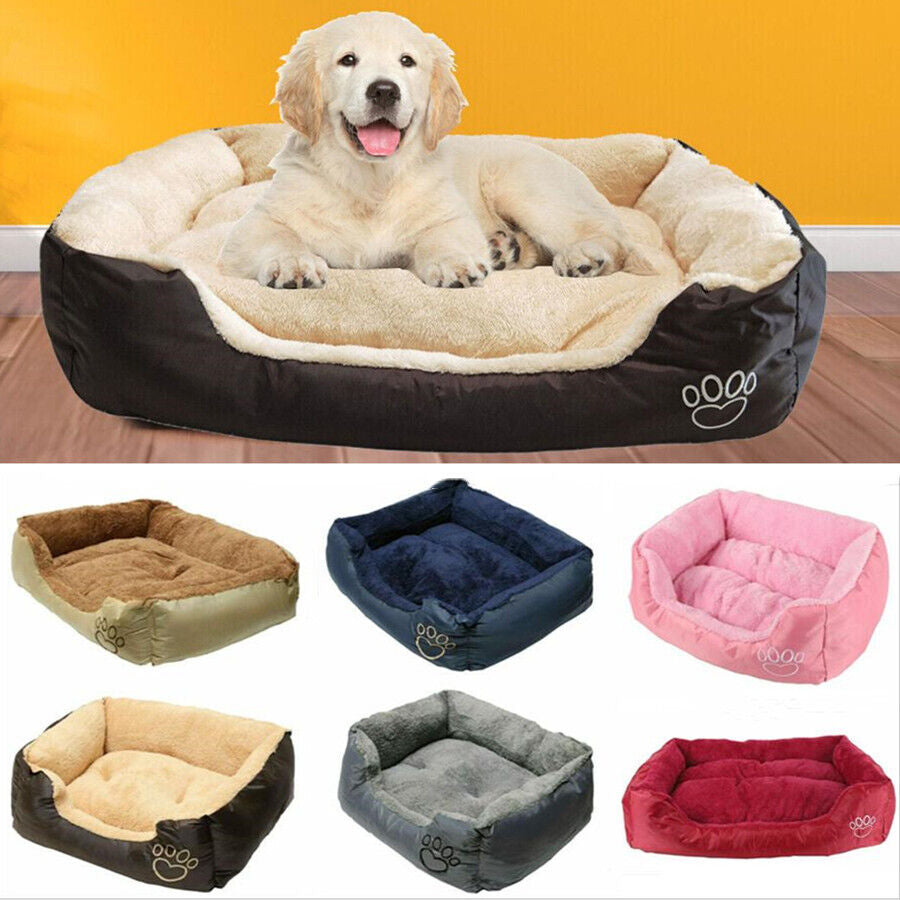 Luxury Soft Washable Pet Bed for Dogs and Cats - Available in Sizes S, M, L, XL