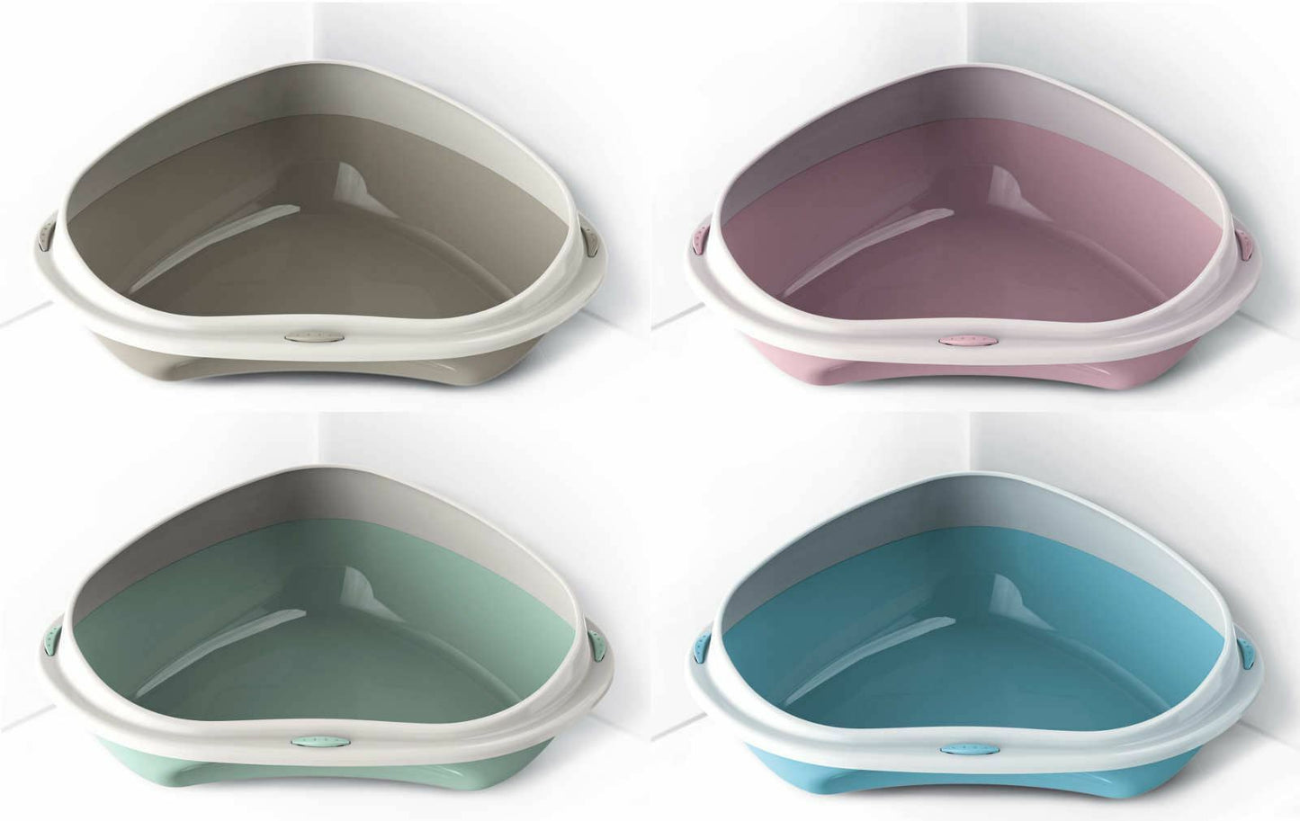 Cat Corner Litter Tray Large