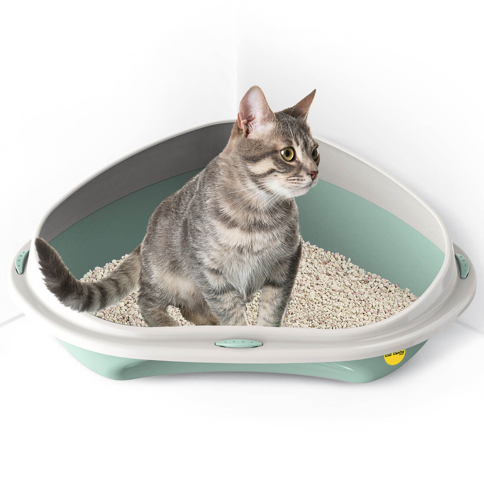 Cat Corner Litter Tray Large