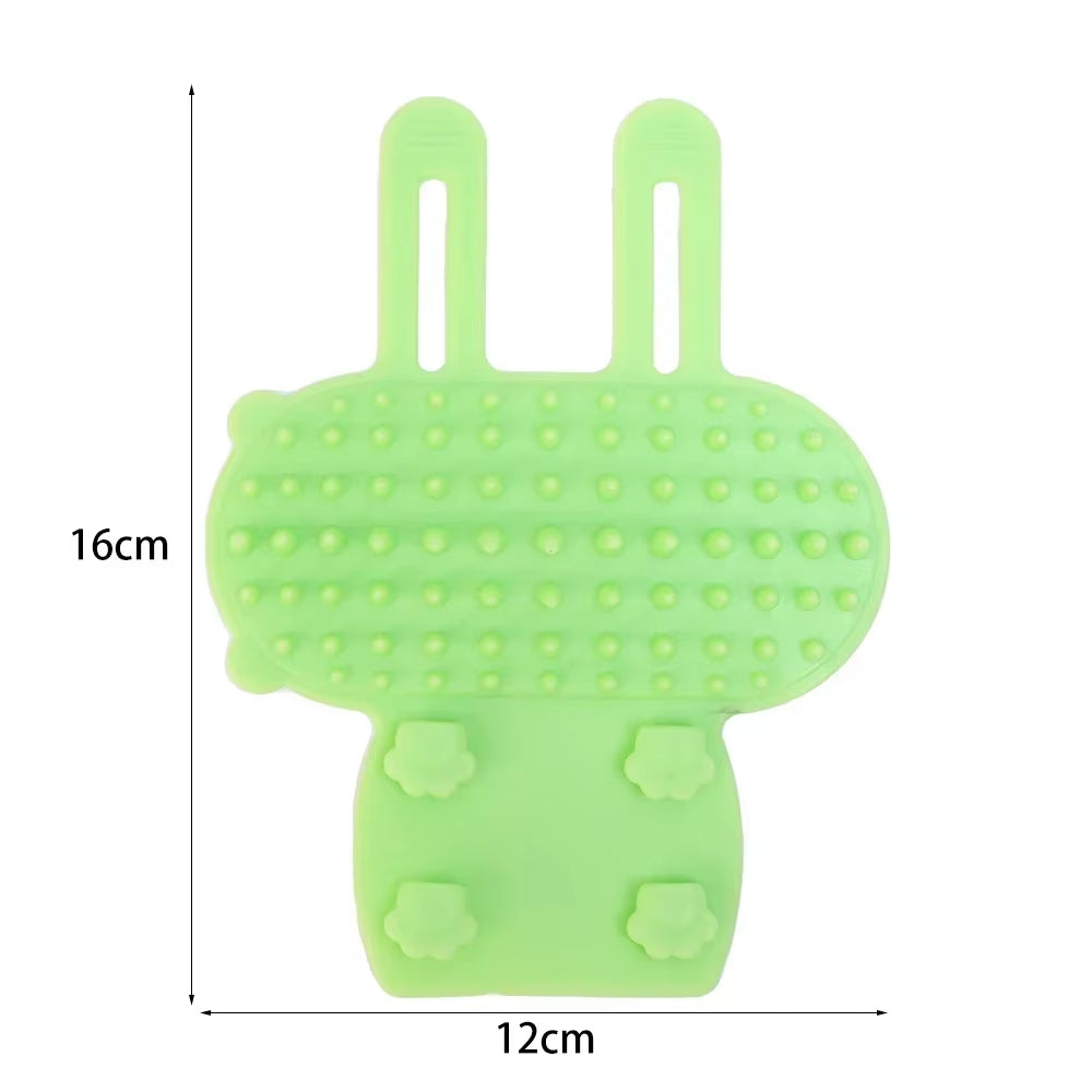 4/1PCS Silicone Pet Cat Hair Removal Massage Comb Cat Dog Scratching Rubbing Brush Kitten Grooming Self Cleaning Scratcher Combs