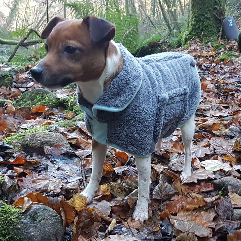 Henry Wag Microfiber Drying Coat - Fast-Dry Absorbent Towel for Pet Cleaning