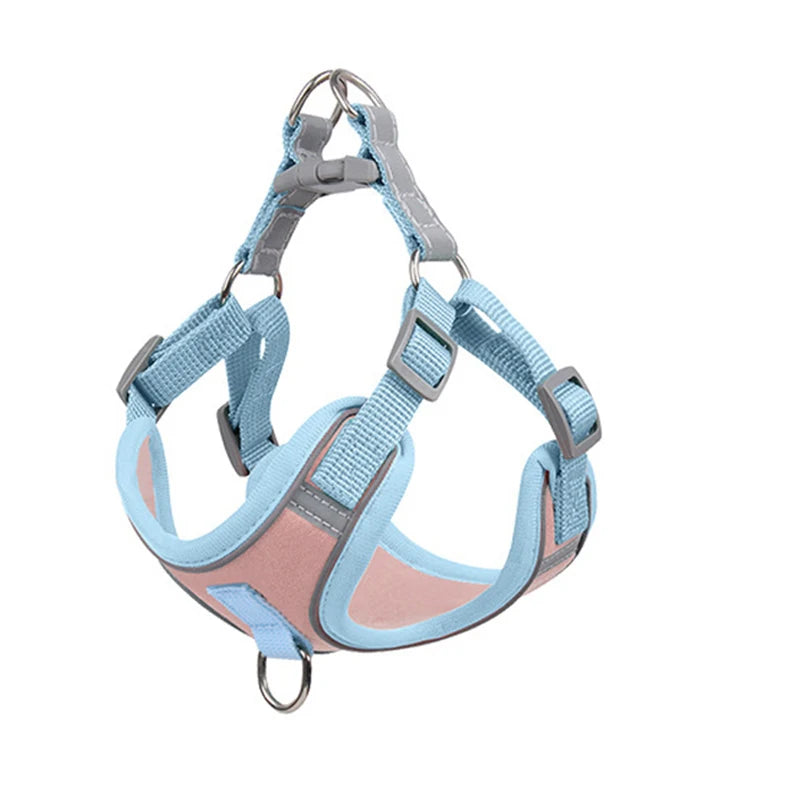 Green Paws Reflective Dog Harness