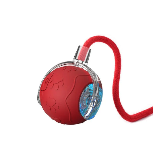 Interactive Rechargeable Cat Ball Toy with Faux Tail - Electric Mouse Imitation for Indoor Play
