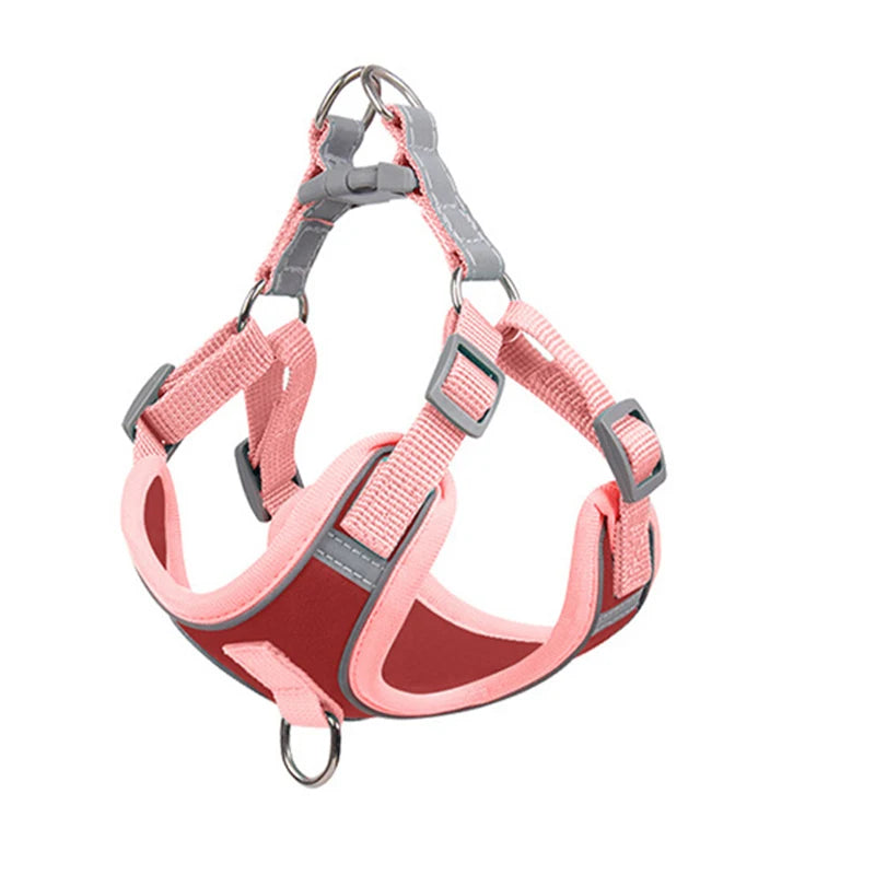 Green Paws Reflective Dog Harness