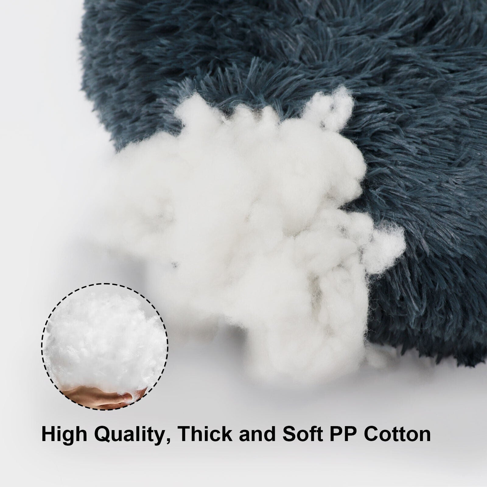 Premium Soft and Washable Pet Bed for Cats and Dogs - Available in Sizes S, M, and L